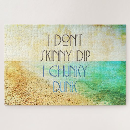 SlipperyJoe's Skinny Dip strand  Chunk Legpuzzel (Horizontaal)