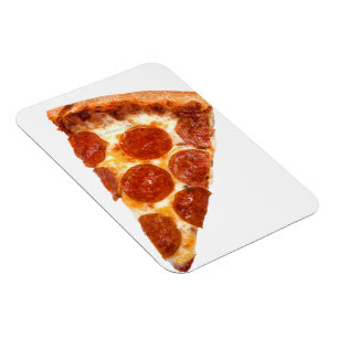 SlipperyJoe's Sliced Pizza pepperoni-kaas delici Magneet