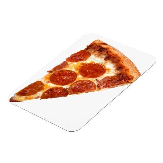 SlipperyJoe's Sliced Pizza pepperoni-kaas delici Magneet (Linkerzijde)