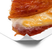 SlipperyJoe's Sliced Pizza pepperoni-kaas delici Poster (Hoek)