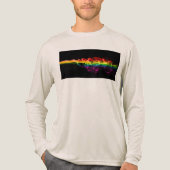SlipperyJoe's smoke vivid rainbow-colors celebrate Tri-Blend Shirt (Voorkant volledig)