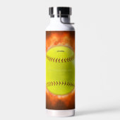 SlipperyJoe's softball op vuurbal vuurbal Waterfles (Links)