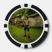 SlipperyJoe's St. Patrick's Dag feestelijke kabout Poker Chips (Voorkant)