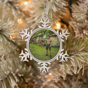 SlipperyJoe's St. Patrick's Dag feestelijke leprec Tin Sneeuwvlok Ornament