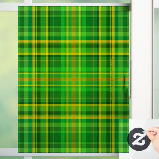 SlipperyJoe's St. Patrick's Day-achtige Iris Raamsticker (Huis)