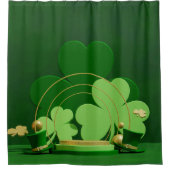 SlipperyJoe's St. Patrick's Day driewegkaver Douchegordijn (Voorkant)
