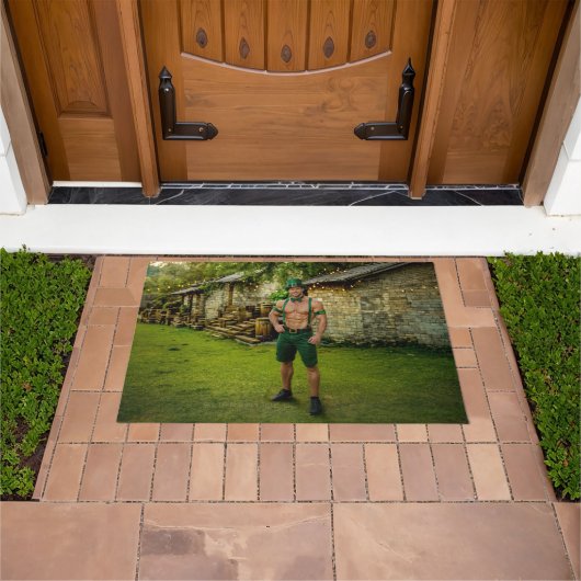 SlipperyJoe's St. Patrick's Day feestelijke kabout Deurmat (Buiten)