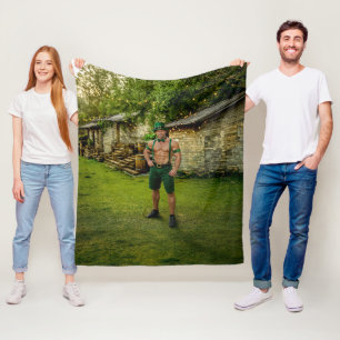 SlipperyJoe's St. Patrick's Day feestelijke leprec Fleece Deken