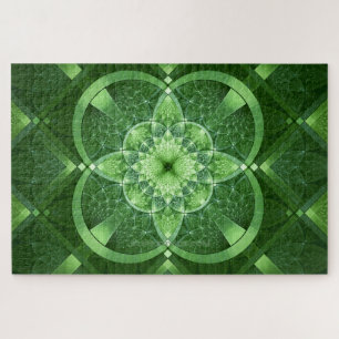 SlipperyJoe's St. Patrick's Day Fractal LGBTQIA vo Legpuzzel