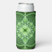 SlipperyJoe's St. Patrick's Day Fractal vortex hol Seltzer Blikjeskoeler (Seltzer Achterkant)
