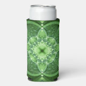 SlipperyJoe's St. Patrick's Day Fractal vortex hol Seltzer Blikjeskoeler (Seltzer Voorkant)