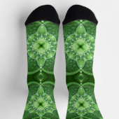 SlipperyJoe's St. Patrick's Day Fractal vortex hol Sokken (Top)