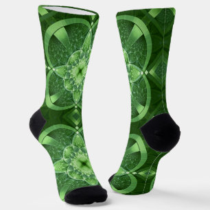SlipperyJoe's St. Patrick's Day Fractal vortex hol Sokken