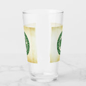 SlipperyJoe's St. Patrick's Day glanzende drieblaa Glas (Links)