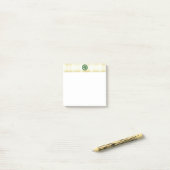 SlipperyJoe's St. Patrick's Day glanzende drieblad Post-it® Notes (Op bureau)