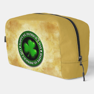 SlipperyJoe's St. Patrick's Day glanzende drievoud Toilettasje