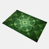 SlipperyJoe's St. Patrick's Day gloeiende vier bla Deurmat (Schuin)