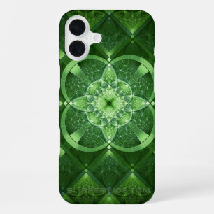 SlipperyJoe's St. Patrick's Day gloeiende vier bla iPhone 16 Plus Hoesje