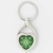 SlipperyJoe's St. Patrick's Day gloeiende vier bla Sleutelhanger (Voorkant)