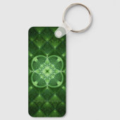 SlipperyJoe's St. Patrick's Day gloeiende vier bla Sleutelhanger (Achterkant)
