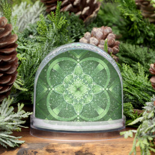 SlipperyJoe's St. Patrick's Day gloeiende vier bla Sneeuwbol