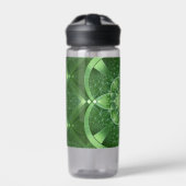 SlipperyJoe's St. Patrick's Day gloeiende vierblad Waterfles (Voorkant)