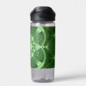 SlipperyJoe's St. Patrick's Day gloeiende vierblad Waterfles (Achterkant)