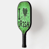 SlipperyJoe's St. Patrick's Day Irish three-leaf c Pickleball Paddle (Links)