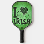 SlipperyJoe's St. Patrick's Day Irish three-leaf c Pickleball Paddle (Achterkant)