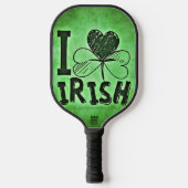 SlipperyJoe's St. Patrick's Day Irish three-leaf c Pickleball Paddle (Voorkant)