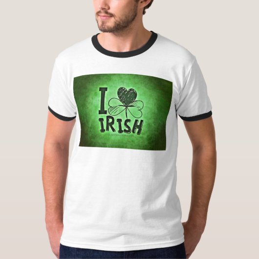 SlipperyJoe's St. Patrick's Day Irish three-leaf c T-shirt (Voorkant)
