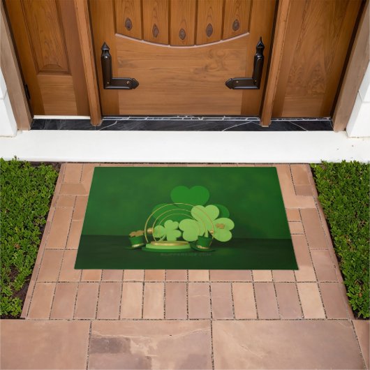 SlipperyJoe's St. Patrick's Day thema kabouter Deurmat (Buiten)