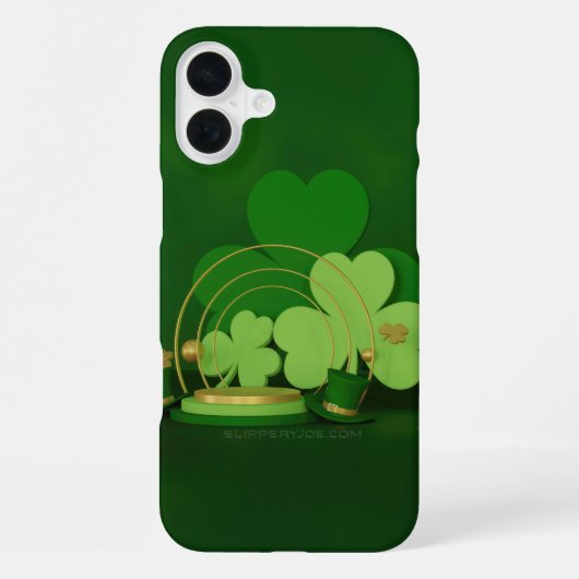 SlipperyJoe's St. Patrick's Day thema kabouter iPhone Hoesje (Achterkant)
