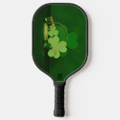 SlipperyJoe's St. Patrick's Day thema kabouter Pickleball Paddle (Achterkant)