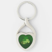 SlipperyJoe's St. Patrick's Day thema kabouter Sleutelhanger (Voorkant)