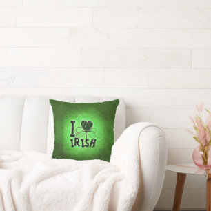 SlipperyJoe's St. Patrick's Day vakantie Ierse gra Kussen