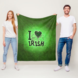 SlipperyJoe's St. Patrick's Day vakantie Ierse pr Fleece Deken