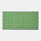 SlipperyJoe's St. Patrick's Day vierbladige klaver Bureaumat (Voorkant)