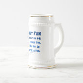 SlipperyJoe's stalk gestoorde fan grappige grap ui Bierpul (Voorkant rechts)