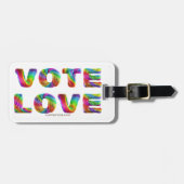 SlipperyJoe's stem liefde gelijkheid gay pride ges Bagagelabel (Voorkant horizontaal)