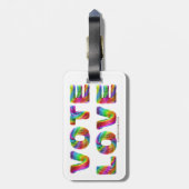 SlipperyJoe's stem liefde gelijkheid gay pride ges Bagagelabel (Achterkant verticaal)