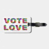 SlipperyJoe's stem liefde gelijkheid gay pride ges Bagagelabel (Achterkant horizontaal)