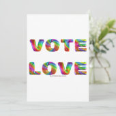 SlipperyJoe's stem liefde gelijkheid gay pride ges Feestdagenkaart (Staand voorkant)