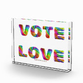 SlipperyJoe's stem liefde gelijkheid gay pride ges Fotoblokken (Rechts)