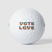 SlipperyJoe's stem liefde gelijkheid gay pride ges Golfballen (Voorkant)