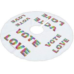 SlipperyJoe's stem liefde gelijkheid gay pride ges Kerstboom Rok