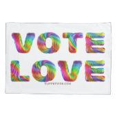 SlipperyJoe's stem liefde gelijkheid gay pride ges Kussensloop (Achterkant)