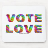 SlipperyJoe's stem liefde gelijkheid gay pride ges Muismat (Voorkant)