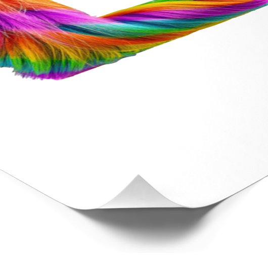 SlipperyJoe's stem liefde gelijkheid gay pride ges Perfect Poster (Hoek)