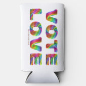 SlipperyJoe's stem liefde gelijkheid gay pride ges Seltzer Blikjeskoeler (Voorkant)